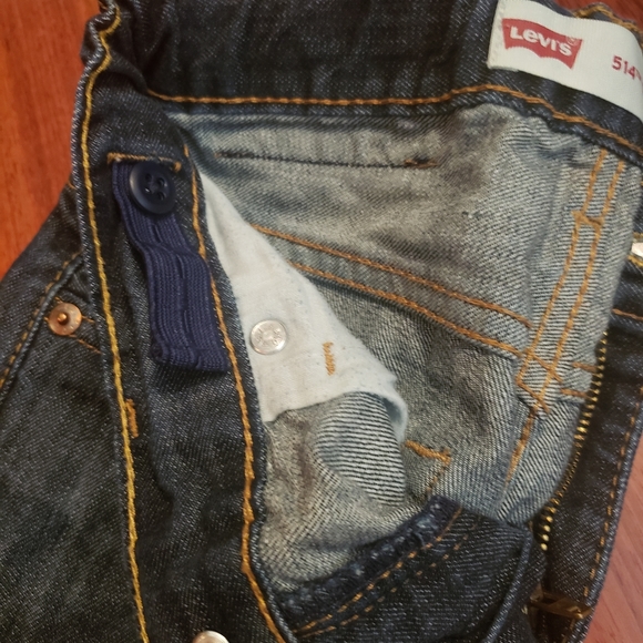 Levi's 514 Boys Straight Fit Jeans, DARK WASH ~ SIZE 10R - Picture 7 of 7